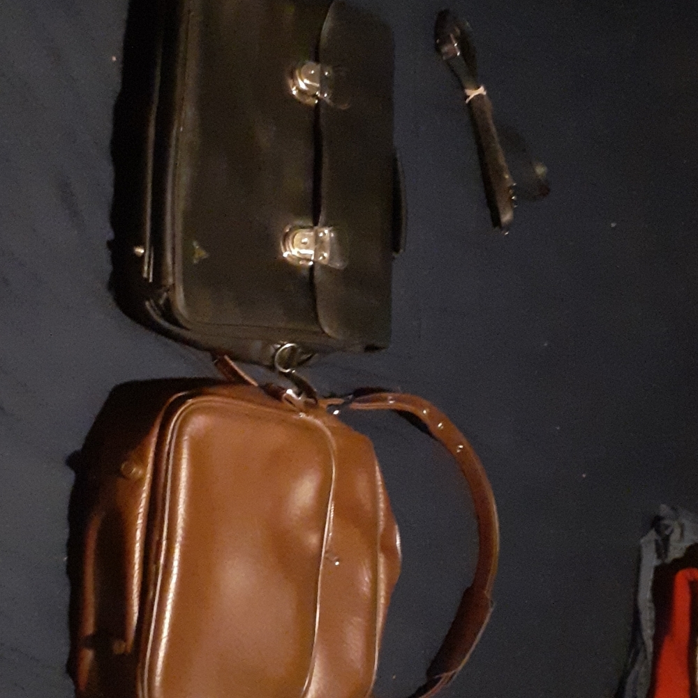 Two leather bags